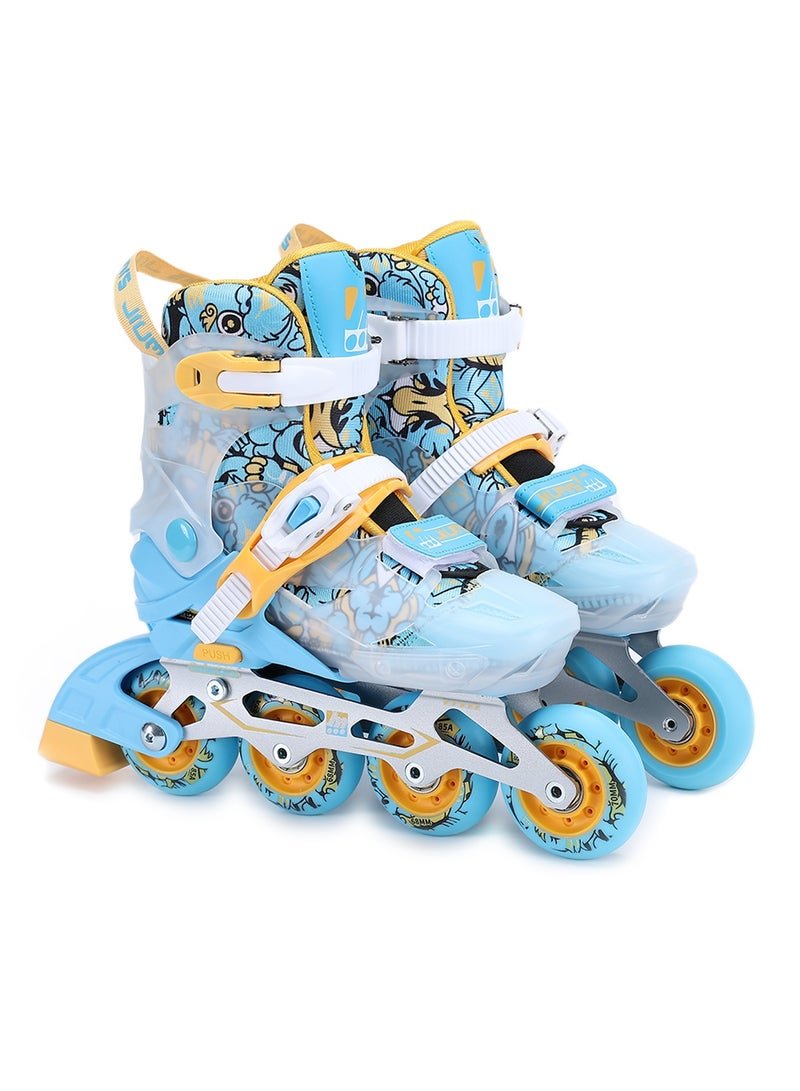 LIMOS Adjustable Inline Skates Roller Skating Shoes for Girls Boys Teenagers and Beginners
