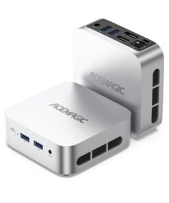 ACEMAGIC Mini PC With Intel N97 Processor/16GB RAM/512GB SSD/Windows11Pro/ silver