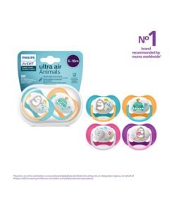 Philips Avent Ultra Air Coll 6-18M| Animal| 2 Pieces | No.1 Brand Recommended By Moms Worldwide - Assorted