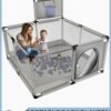 Toshionics Portable Baby Playpen, Foldable Safety Fence for Kids & Toddlers, Indoor & Outdoor Use, Activity Center with 30 Balls, Easy Fold Play Yard, Baby Safety Playpen with Basketball Hoop