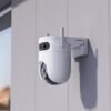 EZVIZ H9c Dual 2K Dual-Lens Pan & Tilt Wi-Fi Camera, 2K & 2K Dual Lenses, One-Tap Control For Linked View Change, AI-Powered Human / Vehicle Shape Detection, 8x Zoom, Color Night Vision, Two-Way Talk, H.265, Supports microSD Card (Up to 512 GB) | CS-H9c-R100-8H33WKFL