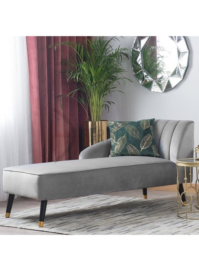 DIVINE FURNITURE Velvet Fabric Chaise Longue Sofa
