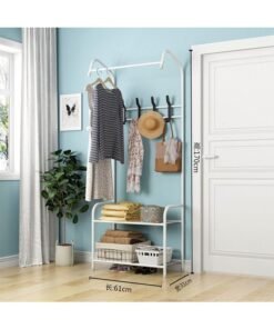 fashionhome Stainless Steel Coat And Shoes Rack