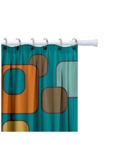 Home Pro Shower Curtain Rod Rust-Resistant Tension Rod Easy to Install Non-Slip Tension Shower Doorway Curtain Rod for Window Bathroom Doorway Closet (White)