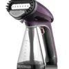 BLACK+DECKER Portable Garment Steamer, Universal Bottle Adapter, Fine Mist Spray, Ergonomic Compact Design, Effective on All Fabrics, 0.26 L 1500 W HST1500-B5 Dark Purple
