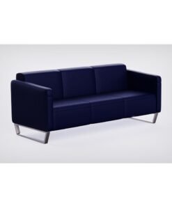 Mahmayi 2850 Three Seater PU Sofa - Blue