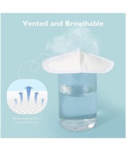 MileMelo 100-Piece Disposable Nursing Pads, Soft And Super Absorbent Breast Pads, Breastfeeding Essentials For Moms - Image 3