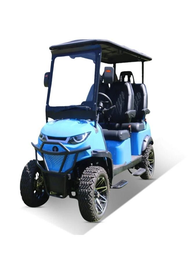 SUNCART 4 Seater MXV4+0 Electric Golf Cart with Touch Screen Dash Board, Quality Leather Seat & 4-Wheel Hydraulic Breaks Golf Buggy
