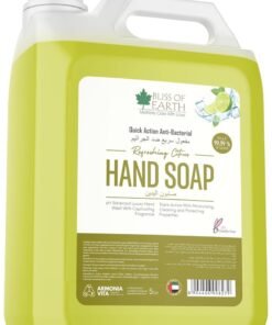BLISS OF EARTH Hand Wash Refill Liquid, Refreshing Citrus Hand Soap 5 Liter Non Drying Moisturizing Formula Aromatic Fragrance Perfect For Home Office Hotel & Cafe
