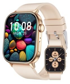 RollsTimi  Bluetooth Smartwatch, Smart Wearable Watch, Bluetooth 3.0 Chip, Two Buttons, 2.01 Full Screen Touch, TFT HD 240*296 Resolution, Long Standby, RT QX17