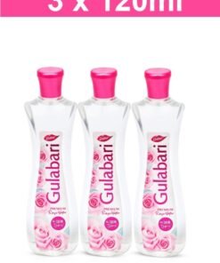 Dabur Gulabari Premium Rose Water Facial Cleansing Toner 3 X 120ml