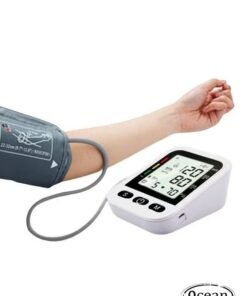 JS Digital Blood Pressure Monitor, Upper Arm Blood Pressure Monitor with Adjustable Blood Pressure Cuff Automatic & Digital Blood Pressure Machin, LCD Display Home BP Monitor, Memory Voice Prompt