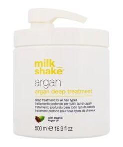 Milk Shake Argan Deep Treatment Mask – Nourishing Hair Treatment with Organic Argan Oil & Wheat Proteins – Anti-Frizz, Hydrating & Color-Safe Hair Mask for Soft, Shiny, Manageable Hair, 500ml