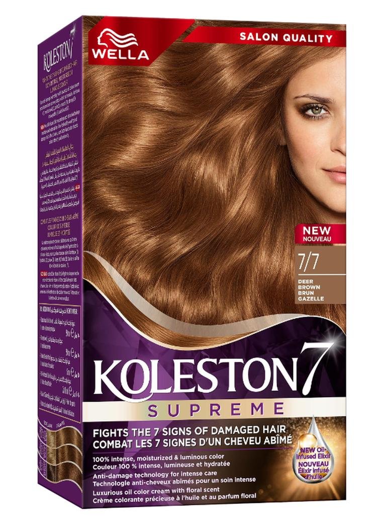 WELLA Koleston Supreme Hair Color 7/7 Deer Brown