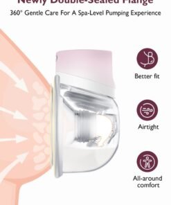 Alternative view of Momcozy Hands-Free Double Breast Pump S12 Pro, Wearable Pump with Comfortable Double-Sealed Flange 24mm, 3 Modes And 9 Levels