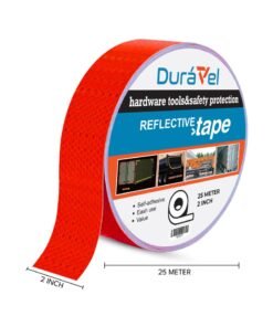 Alternative view of Duravel Reflective Safety Tape, 2 Inch x 25 Metre, Self-Adhesive (Red)