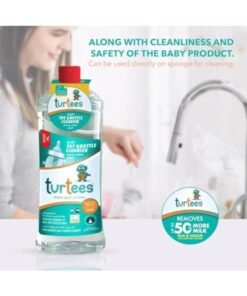 Turtees Baby Toy & Bottle Cleanser Pack of 2 (1000ml x 2) – Gentle & Safe Liquid for Baby Bottles, Nipples, Toys & Feeding Accessories – Removes Milk Residue, Alcohol & Colour Free - Image 3