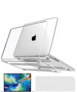 RKINC Case Compatible with New MacBook Air 13.6 inch M2 A2681 2022 Release Protective Snap On Hard Shell Cover for MacBook Air 13.6 inch (Crystal Clear)