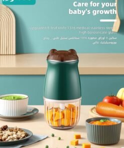 Bybeo 20-in-1 Baby Food Maker, Babies Foods Processor Gift Sets for Infant Fruit, Vegetables, Meat, Toddler Foods Blender with Baby Food Containers, Freezer Tray, Silicone Spoons and Spatula