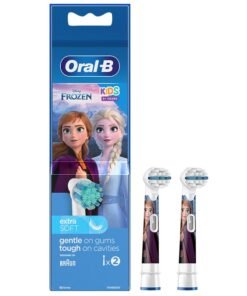 Oral-B Kids Vitality Superior Clean Rechargeable Electric Toothbrush Heads, Frozen, 3+ Years, 1 Count Purple