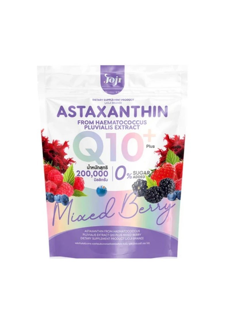 Joji Dietary Supplement Product Astaxanthin Q10 Plus Collagen Mixed Berry