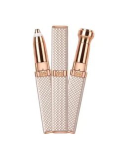 VIO 2 in 1 Facial Women Hair Remover Eyebrow Trimmer Rechargeable Painless Precision Lipstick Style Razor Trimmer for Facial Body Hair Shaver for Lips Nose Chin Face