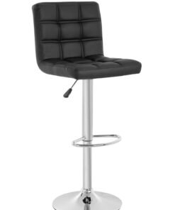 CityRiya-Long Bar Stool PU Leather Bar Chairs Swivel Barstools Rolling Stool Vanity Chair Kitchen Counter Height Island Chairs Swivel Stool with Footrest for Home Office Studio Shop SPA Salon