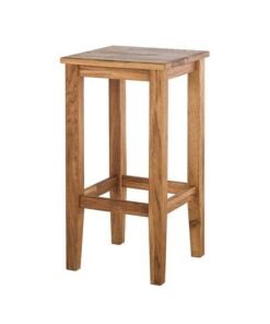 Dantawood Wooden bar Stool | Kitchen High Stool for Counter | Breakfast Stool Chair | Outdoor Indor Garden Chair Home Stool-24Inch