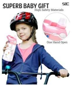 Alternative view of S2C Kids Water Bottle with Straw & Handle - 16 oz BPA Free Kids Water Bottles, Spill Proof Cups for kids, Easy-Clean, Water Bottle With Straw,Kids Water Bottle For School,toddler water bottle