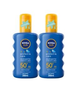 Nivea Sun Kids Lotion UVA And  UVB Sunscreen Protection Swim And Play SPF 50+ Pack of 2