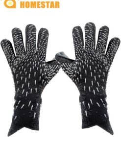 HOMESTAR Size 7 Goalkeeper Gloves, Goalie Gloves Offers Excellent Protection With Abrasion-resistant, Non Slip and Wrist Protection
