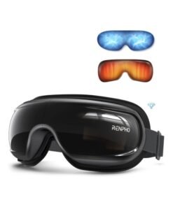 RENPHO Eyeris 3-Voice Control Eye Massager with Heat and Cooling for Migraines FSA/HSA Eligible Christmas Gifts,Heated Eye Mask with DIY Massage Setting, Music Eye Relax Devices,Gifts for Women/Men