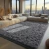 CHU DAI Luxury Large Area Rug Hotel Grade Ultra Soft Plush Fuzzy Non-Slip Carpets for Nursery  Living Room Bedroom Hypoallergenic Baby Safe