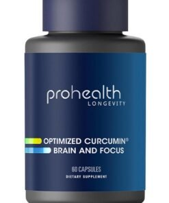 ProHealth Optimized Curcumin Brain & Focus Longvida 1000 mg, 60 Tabs