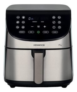 KENWOOD Digital Air Fryer XXXL 2.8Kg With Max Crisp Function Recipe Book Rapid Hot Air Circulation For Frying Grilling Broiling Roasting Baking And Toasting 7 L 1800 W HFM80.000SS Silver