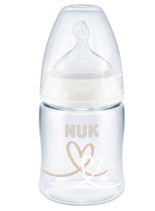 NUK First Choice+ Baby Siilcone Feeding Bottle 150 ML, 0 - 6 Months, Assorted - Image 3