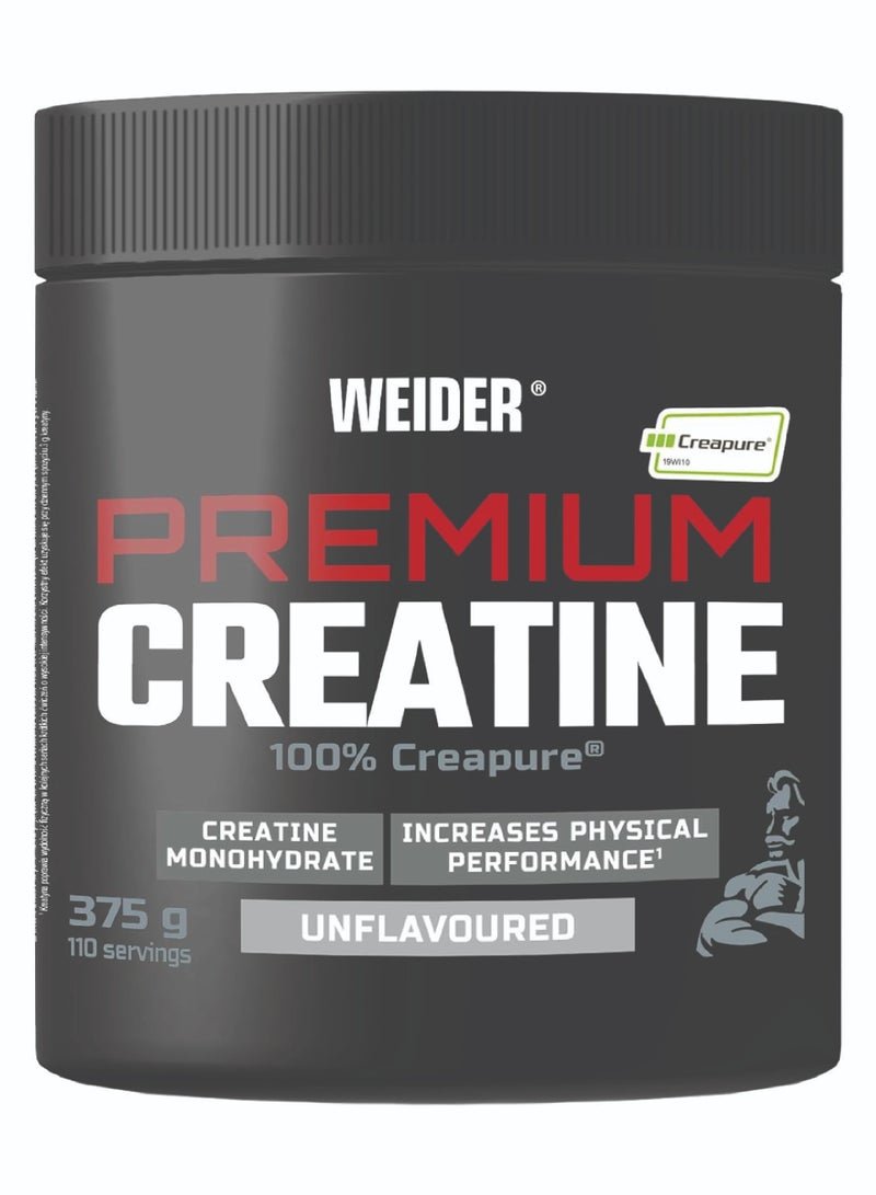 Weider Creatine 375g Unflavour,100% Creatine Creapure Monohydrate (110 Servings)