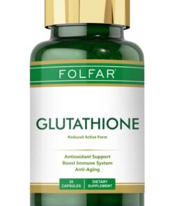 Folfar Glutathione 500 mg - Reduced Active Form - 30 Capsules