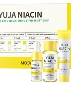MOOYAM Yuja Niacin 30 Day Brightening Starter Set (Toner 40ml + Serum 10ml + Face Cream 30ml + Face Cleanser 20ml)