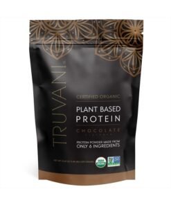 Truvani Vegan Protein Powder | Chocolate | 20g Organic Plant Based Protein | 20 Servings | Pea Protein for Women and Men | Keto | Gluten & Dairy Free | Low Carb | No Added Sugar