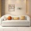 AWD Cloud-Inspired Sofa Bed – Modern Convertible Couch for Living Room & Guest Room,  Space-Saving Design with Pull-Out Bed 180 cm