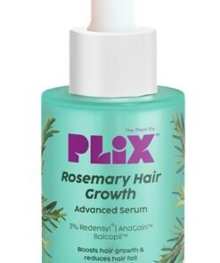 PLIX THE PLANT FIX Rosemary Hair Growth Serum with 3% Redensyl, 4% AnaGain and 3% Baicapil that Stimulates Hair Growth, Increase Hair Density Thickens Hair For Men And Women, 30ml