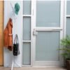 Coat Rack Stand with 11 Hooks  Easy Assembly for Coats, Hats, Scarves and Handbags for Entryway, Hallway, Bedroom, Office（White）