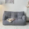 Bean Cushion, Lightweight, Seating For Two, Bean Bag, Extra Large, Bean Sofa, Fatigue Relief, Sofa Cushion, Removable, Washable, Can Be Used As An Armrest On Both Sides, Corner Sofa, Patchwork Sofa, A Small Sofa That You Can Lie Down And Sleep On In The Balcony, Soft Sofa.