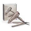 BaByliss Paddle Travel Dry Airbrush | DC Dryer 1900W-2300W | Professional 2300W Hair Dryer & Smooth Pro 235 Hair Straightener Set for Salon-Quality | Ceramic Plates | Frizz-Free Styling, 5514PSDE Beige
