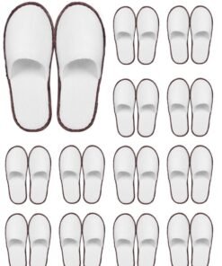 Haidue 24-Pairs Disposable Bath Slippers