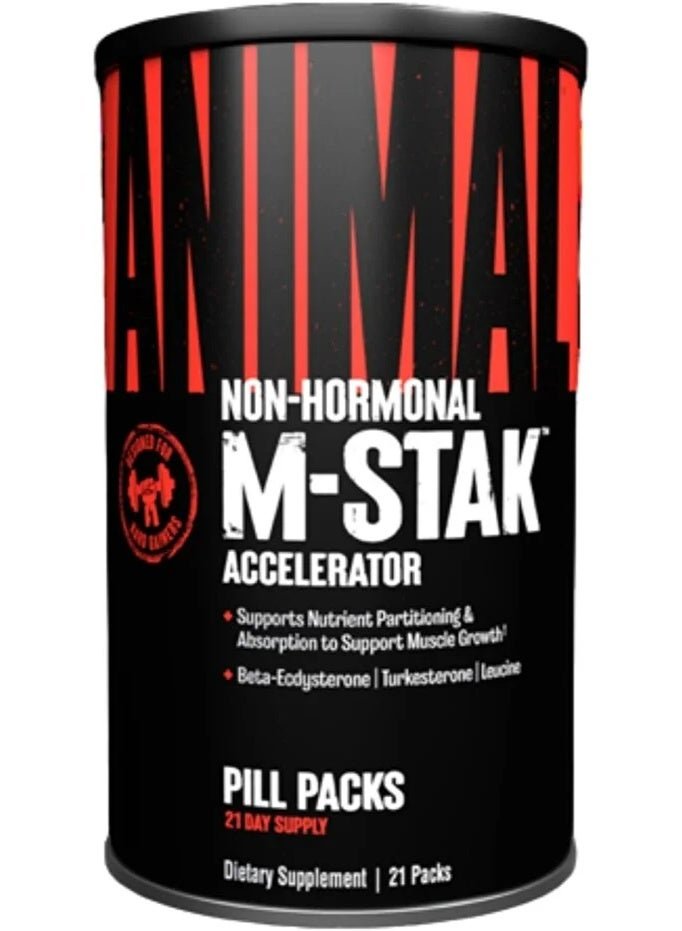 Univarsal Universal Nutrition Animal M-Stak, Anabolic Non-Hormonal Supplement Set, 21 Pack