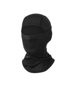 Chabeia Balaclava Face Mask – Lightweight UV Protection for Skiing, Motorcycle Riding, Cycling & Running, Multi-Use Sports Mask (Black)