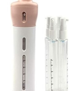 DVL STORE Travel Dispenser Bottle Set Travel Refillable Cosmetic Containers Set Plastic Leak Proof Travel Size Toiletries Liquid Lotion Container