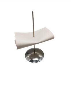 PARIJATA Stainless Steel Desk Straight Rod Paper Memo Holder Fork Receipt Note Spike Stick, Token, Hotel Bill Stand Memo Holder Fork Receipt Note Spike Stick